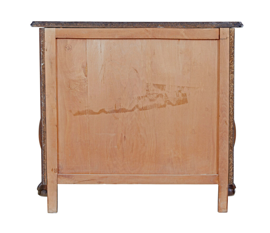 Mid Century Small Mulberry Bombe Chest of Drawers — image 5