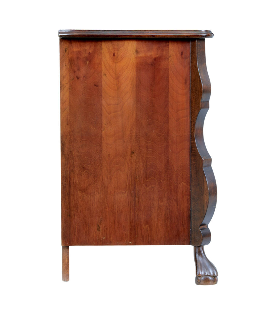 Mid Century Small Mulberry Bombe Chest of Drawers — image 4
