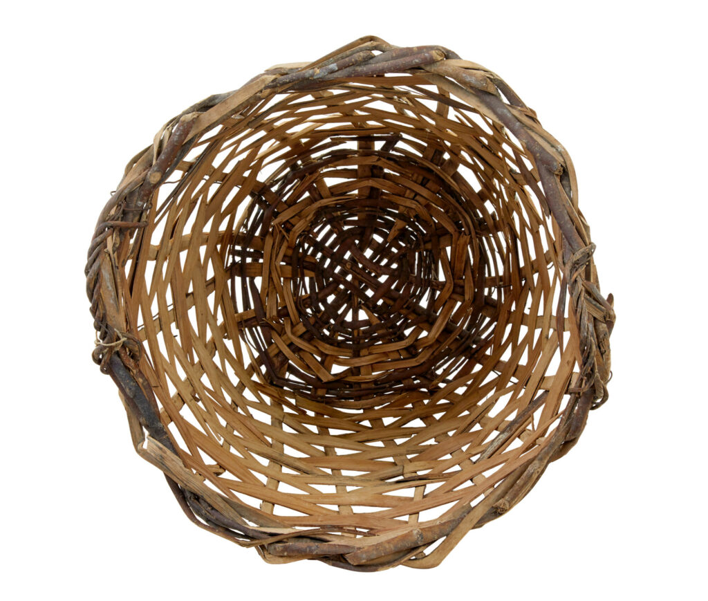 Large Early 20th Century Woven Basket — image 2