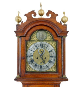 18th Century Oak Longcase Clock by James Draycot Wells — thumbnail 6