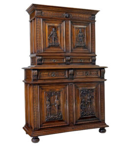 MID 19TH CENTURY CARVED WALNUT ITALIAN CABINET