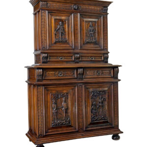 MID 19TH CENTURY CARVED WALNUT ITALIAN CABINET