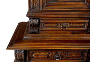 Mid 19th Century Carved Walnut Italian Cabinet — thumbnail 5