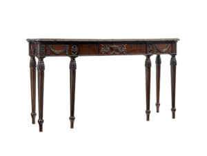 19TH CENTURY CARVED CONSOLE TABLE IN THE ADAMS TASTE