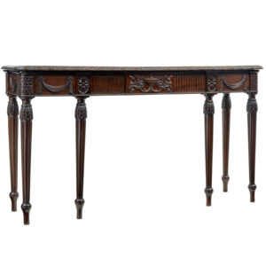 19TH CENTURY CARVED CONSOLE TABLE IN THE ADAMS TASTE