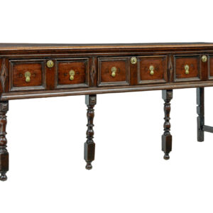 18TH CENTURY GEORGIAN OAK DRESSER BASE