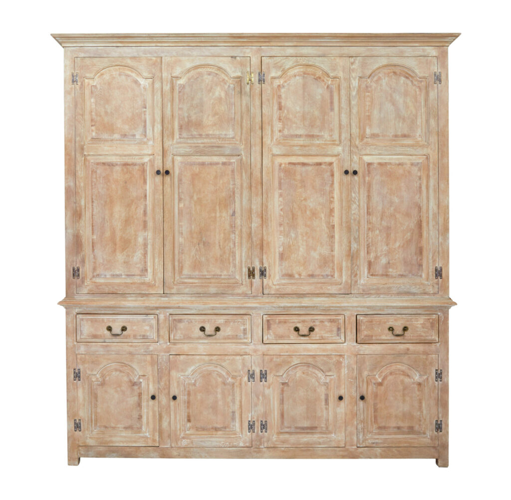 English Made Solid Oak Housekeepers Cupboard — image 9