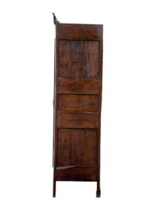 18th Century Carved French Yew and Chestnut Armoire — thumbnail 9