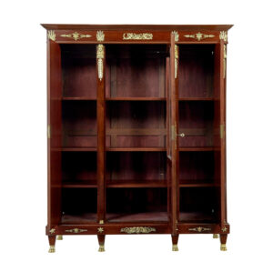 19th Century French Empire Mahogany and Ormolu Cabinet — thumbnail 9