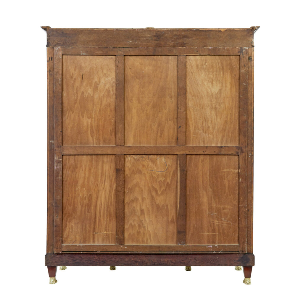 19th Century French Empire Mahogany and Ormolu Cabinet — image 7