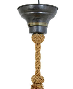 Art Deco Alabaster 4 Arm Ceiling Pendant Light — thumbnail 3