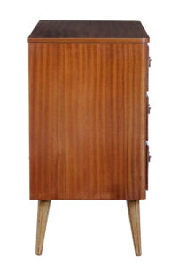Mid 20th Century Danish Small Teak Chest of Drawers — thumbnail 5