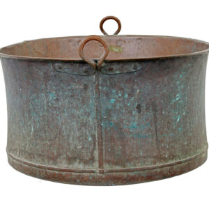 LARGE 19TH CENTURY COOKING POT WITH ORIGINAL PATINA