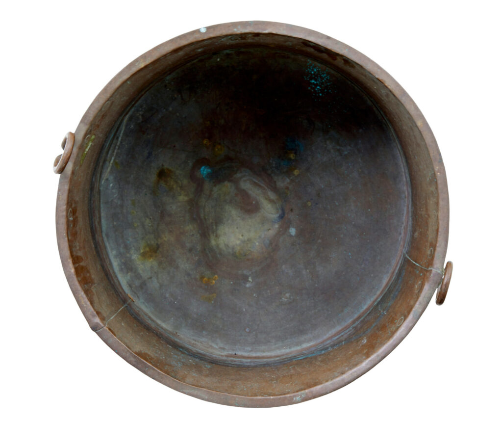 Large 19th Century Cooking Pot with Original Patina — image 4