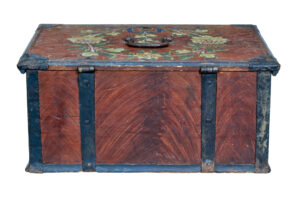 Mid 19th Century Swedish Folk Art Painted Box — thumbnail 6