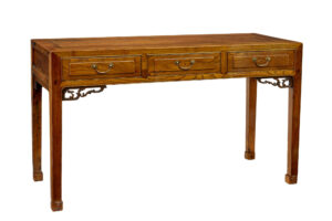 19TH CENTURY CARVED ELM SIDEBOARD