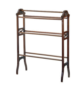 EARLY 20TH CENTURY CARVED TOWEL RAIL