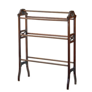 EARLY 20TH CENTURY CARVED TOWEL RAIL