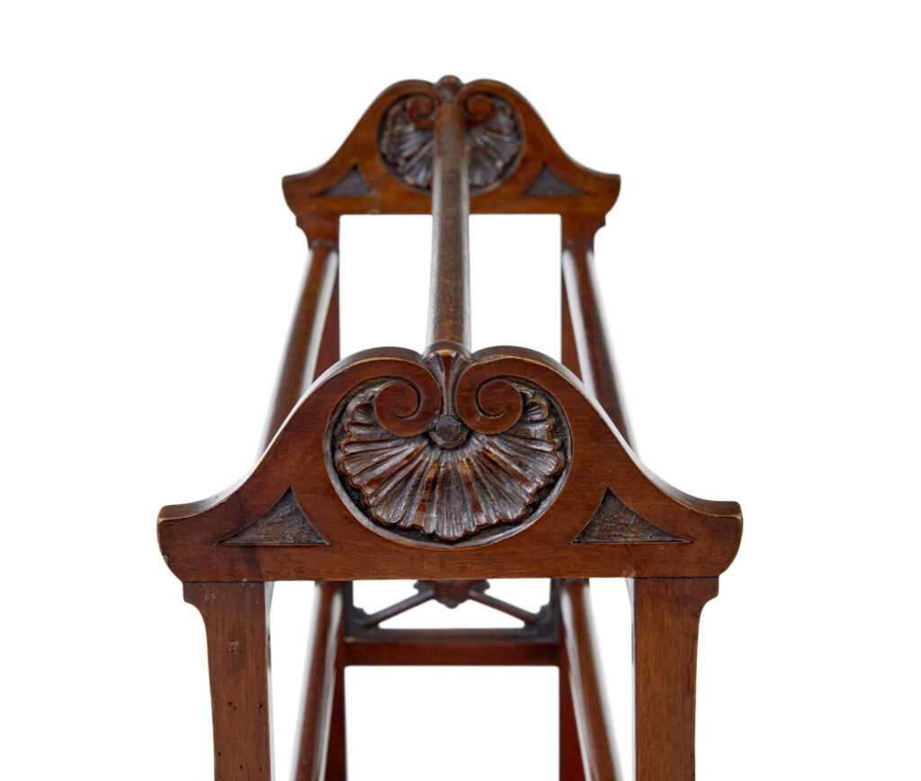 Early 20th Century Carved Towel Rail — image 3