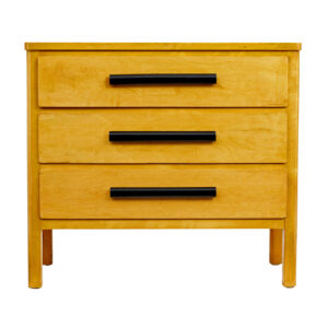 MID 20TH CENTURY BIRCH SCANDINAVIAN CHEST OF DRAWERS