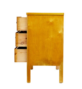 Mid 20th Century Birch Scandinavian Chest of Drawers — thumbnail 6