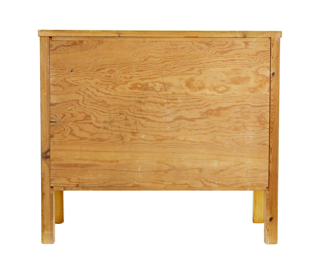 Mid 20th Century Birch Scandinavian Chest of Drawers — image 4