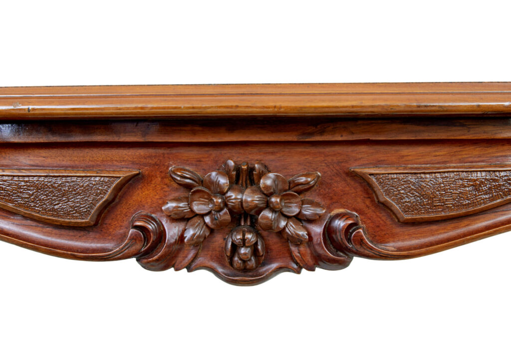 19th Century Carved Walnut Occasional Table — image 5