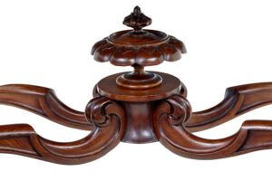 19th Century Carved Walnut Occasional Table — thumbnail 4