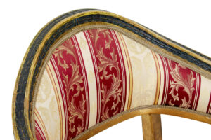 Pair of 19th Century Swedish Carved Gilt Armchairs — thumbnail 2