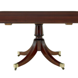 19TH CENTURY GEORGIAN MAHOGANY BREAKFAST DINING TABLE