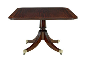 19th Century Georgian Mahogany Breakfast Dining Table — thumbnail 7