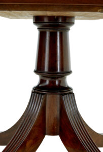 19th Century Georgian Mahogany Breakfast Dining Table — thumbnail 4