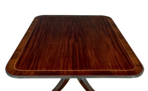 19th Century Georgian Mahogany Breakfast Dining Table — thumbnail 3