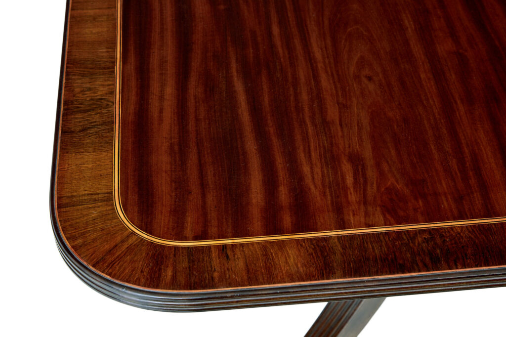 19th Century Georgian Mahogany Breakfast Dining Table — image 2