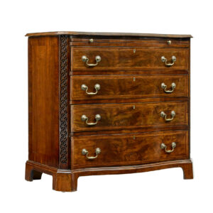 EARLY 19TH CENTURY WALNUT CHEST OF DRAWERS