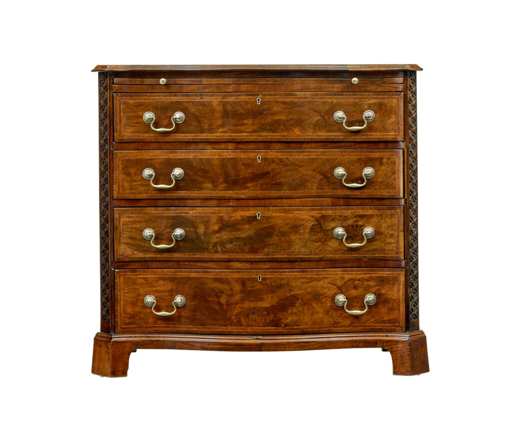 Early 19th Century Walnut Chest of Drawers — image 9