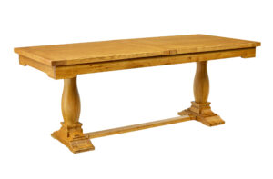 English Made Solid Oak Extending Dining Table — thumbnail 8