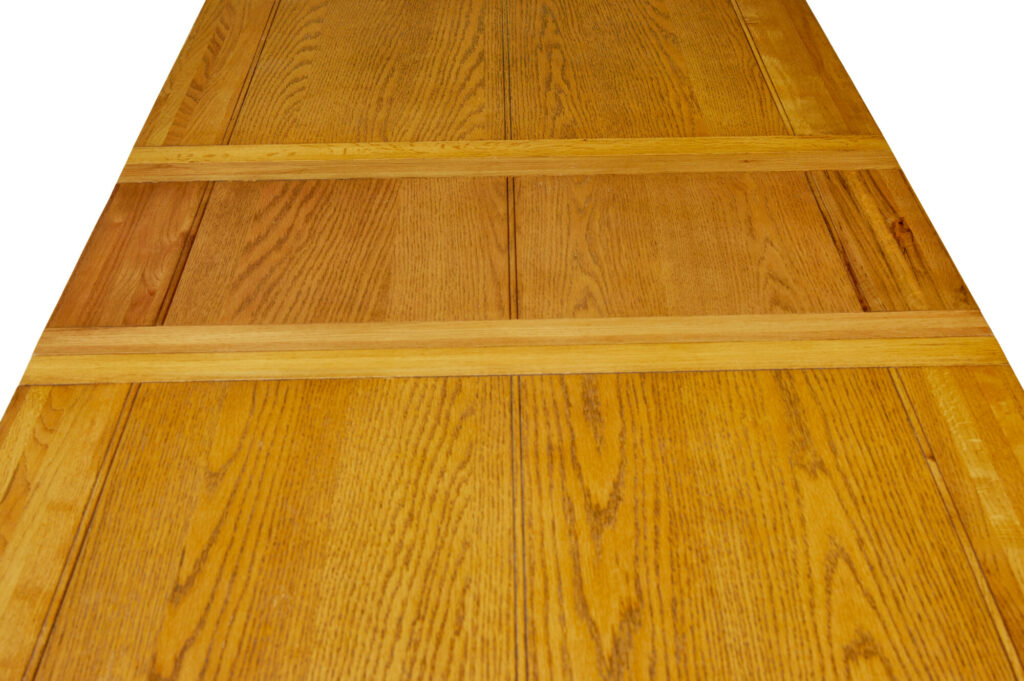 English Made Solid Oak Extending Dining Table — image 3