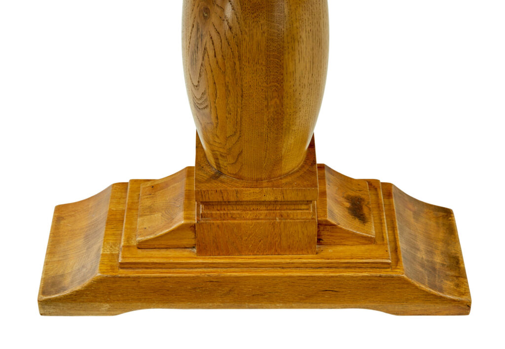 English Made Solid Oak Extending Dining Table — image 2