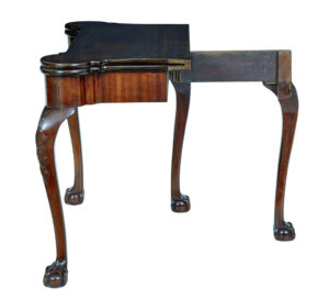 19th Century Chippendale Revival Mahogany Card Table — thumbnail 3