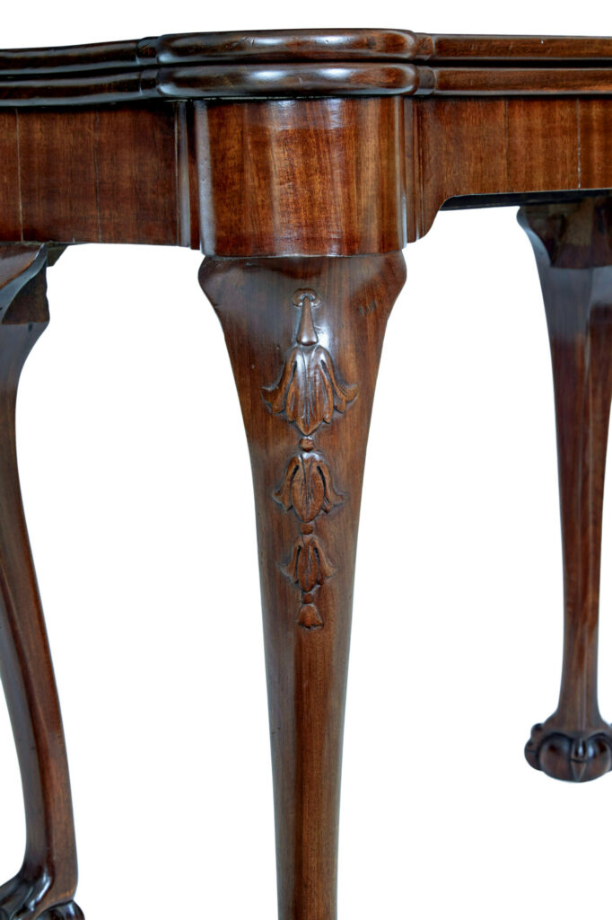19th Century Chippendale Revival Mahogany Card Table — image 8