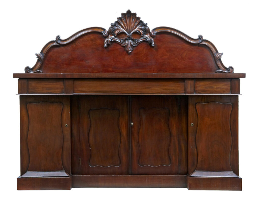 19th Century William Iv Carved Mahogany Sideboard — image 1