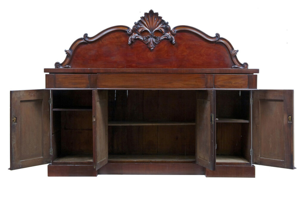 19th Century William Iv Carved Mahogany Sideboard — image 6