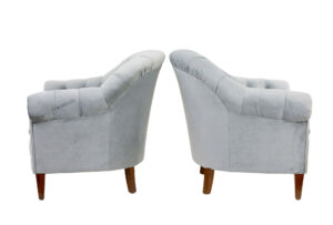 Early 20th Century 3 Piece Button Back Living Room Suite — thumbnail 13