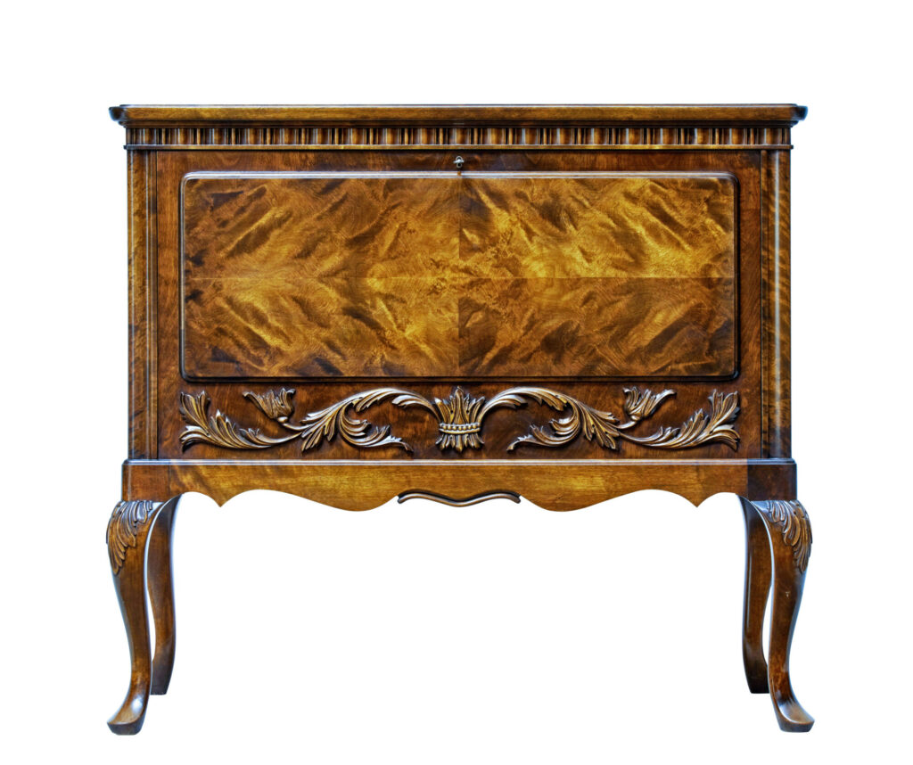 20th Century Burr Birch Cutlery Chest by Bodafors — image 3