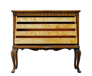 20th Century Burr Birch Cutlery Chest by Bodafors — thumbnail 2