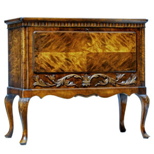 20TH CENTURY BURR BIRCH CUTLERY CHEST BY BODAFORS