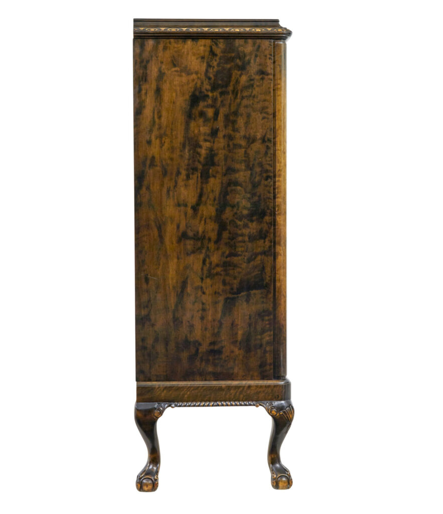 Swedish Mid Century Burr Birch Fitted Sideboard — image 6