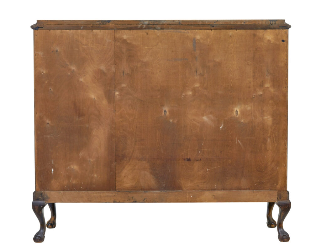 Swedish Mid Century Burr Birch Fitted Sideboard — image 5