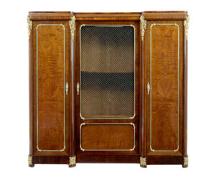 19th Century French Empire Revival Mahogany Cabinet — thumbnail 9